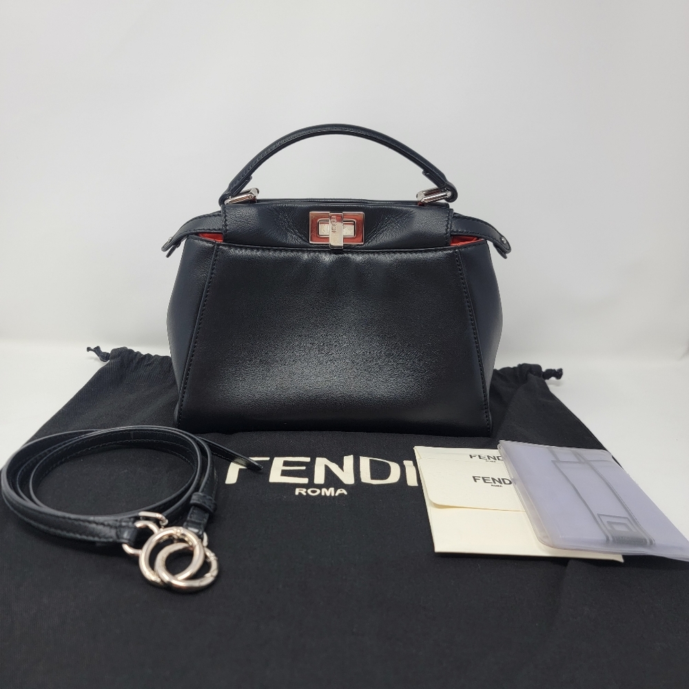 FENDI Peekaboo Nappa Monster Mini 2 Way Bag | Limited Edition